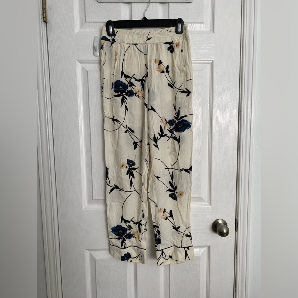 GANNI flowy floral “pyjama” pants